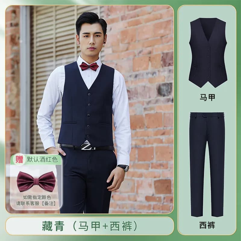 Polo Ralph Lauren Vest + Trousers Set Navy