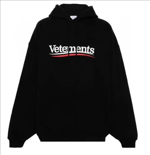 Vetements Hooded Sweatshirt Logo Print