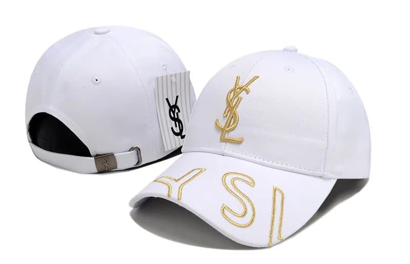 Saint Laurent Baseball Cap Monogram Embroidery — 可调节 · 6