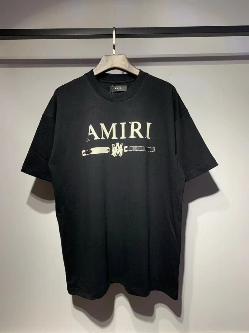 Logo Graphic Tee Distressed AMIRI Print