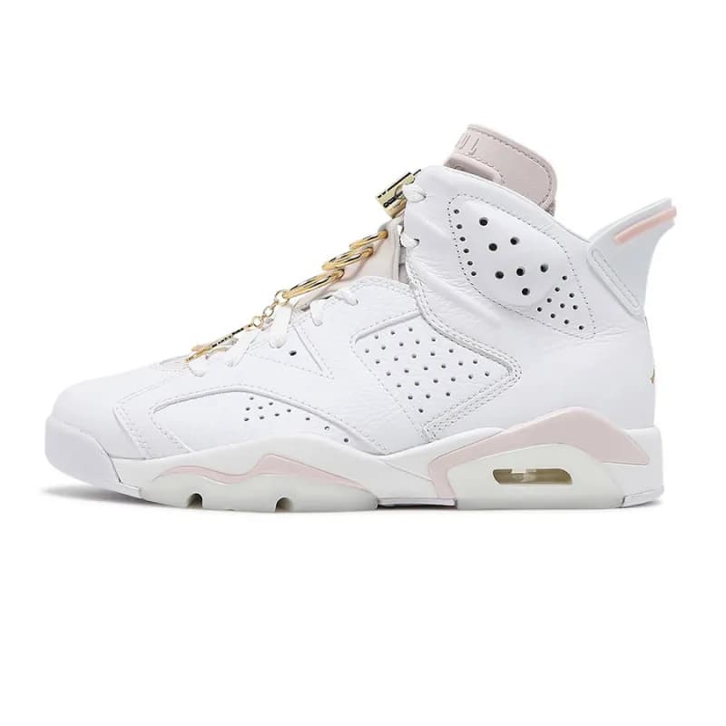 Air Jordan 6 White Pink Gold