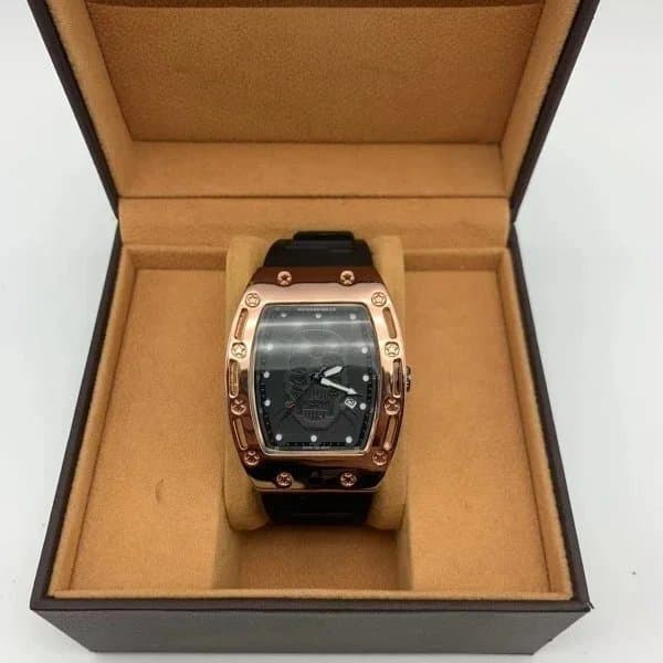 Richard Mille RM 011 Tonneau Case with Black Dial