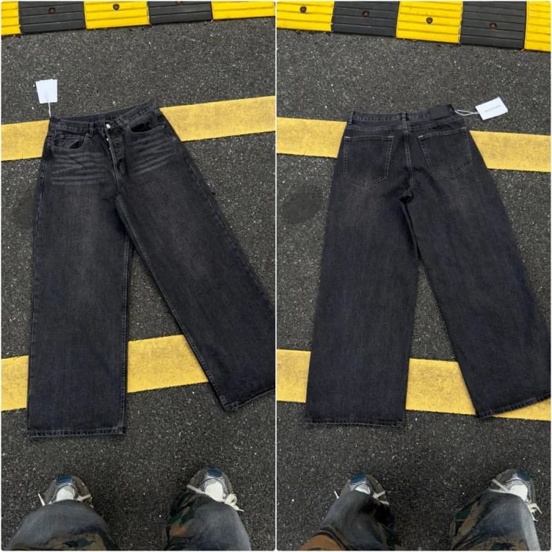 Levi's Wide-Leg Jeans Black Wash