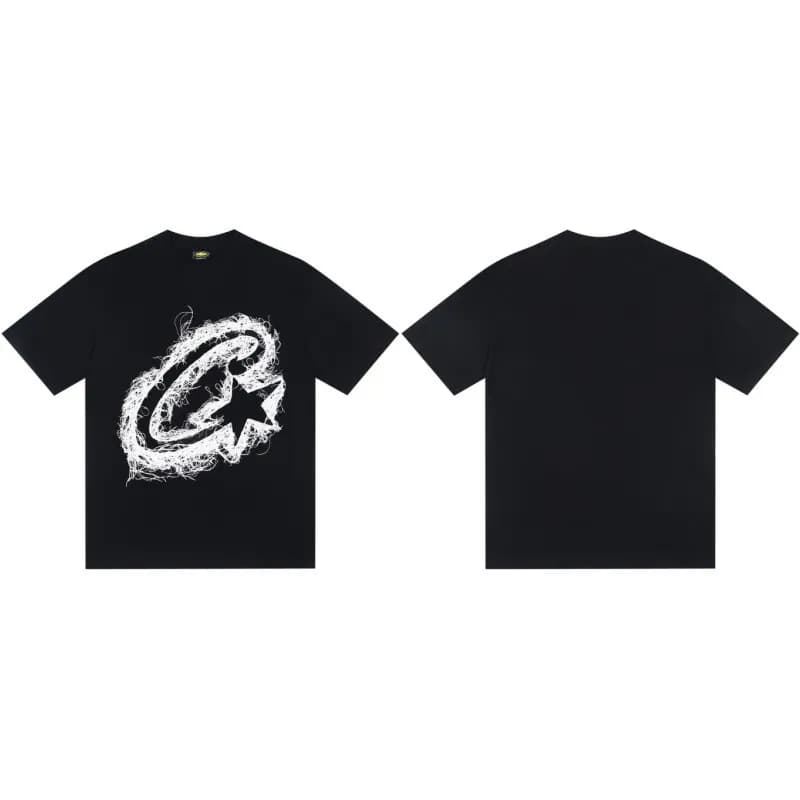 Graphic Tee Corteiz Logo — C203黑色