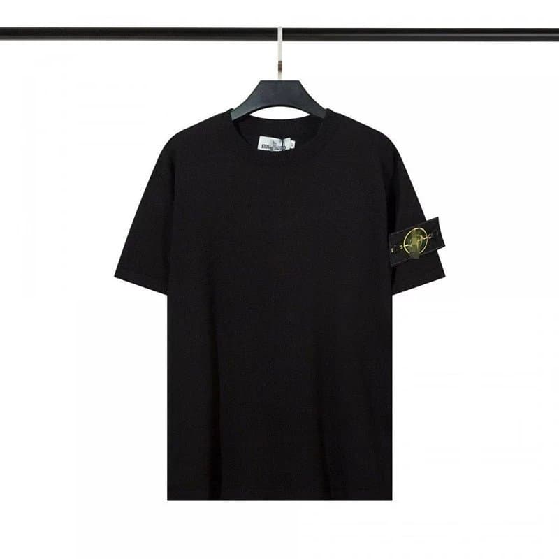 Stone Island T-Shirt Logo Patch — 黑色