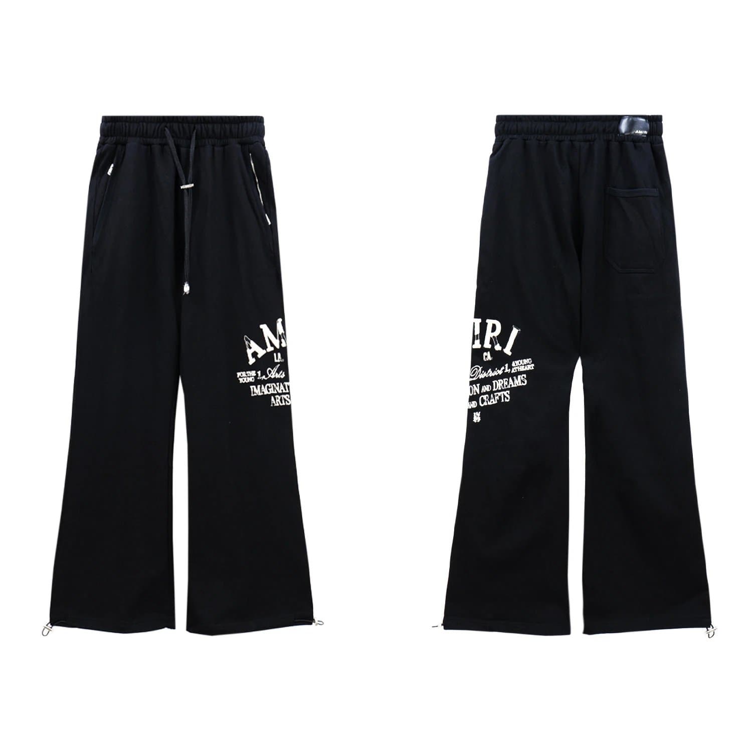 Aimé Leon Dore Wide-Leg Sweatpants Imaginative Arts Print