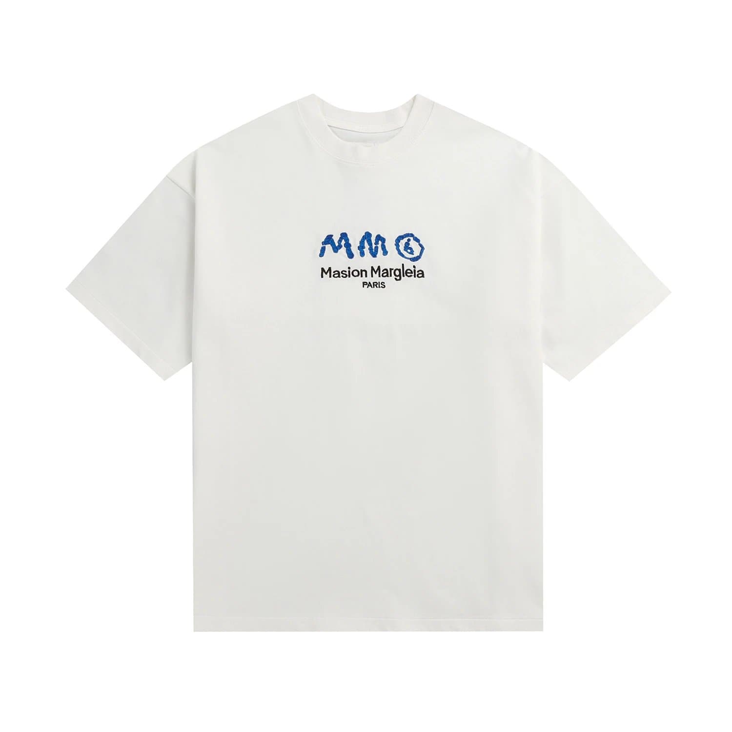 Maison Margiela Numbered Neck Tee White Numerals — D612白色
