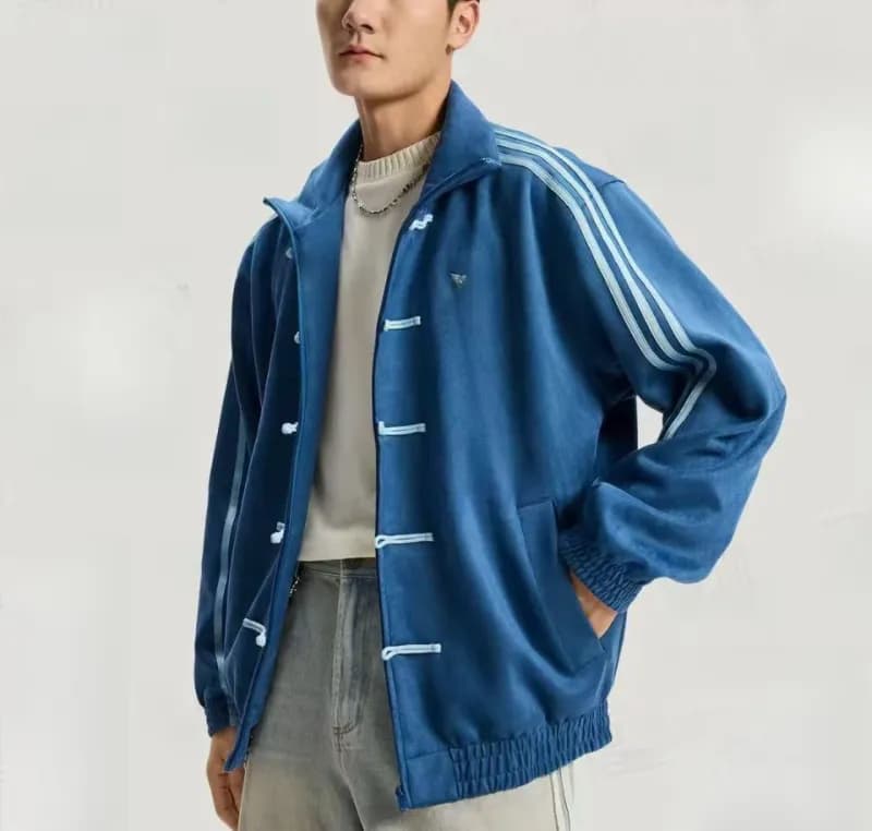 Adidas Track Jacket Chinese Knot Button