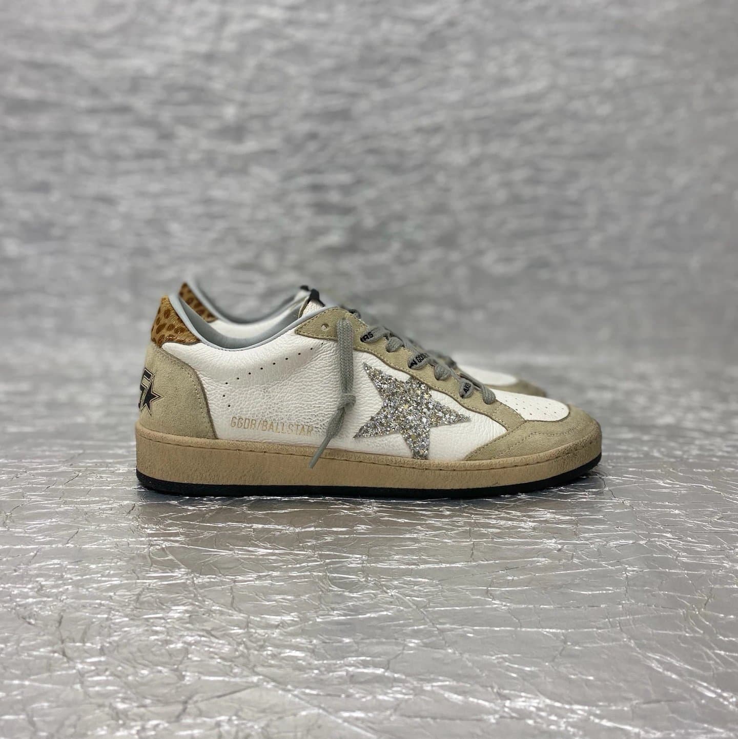 Golden Goose Ballstar Leopard Print — K47