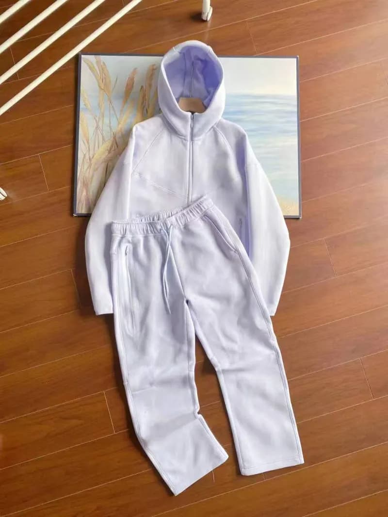 Lululemon Hooded Jacket and Joggers Set Lemonade Yellow — 紫色套装