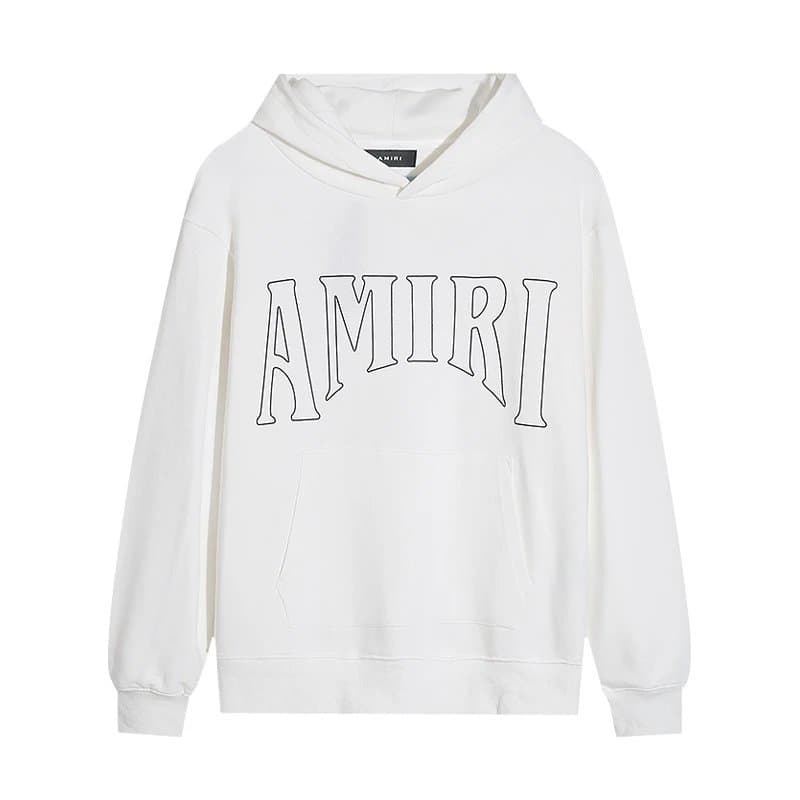 Hoodie Amiri Script Logo — 9004白色