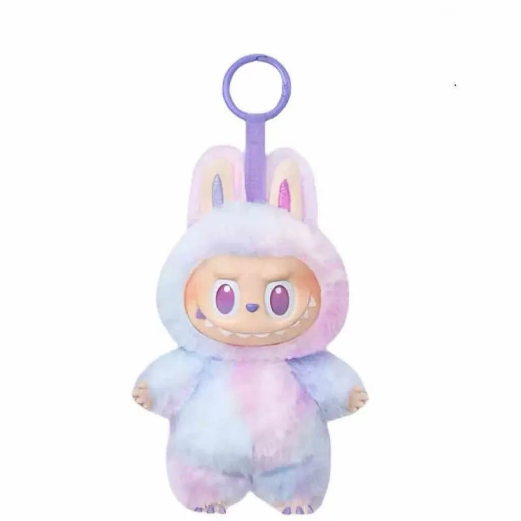 Pop Mart Labubu Plush Keychain Pastel Tie-Dye Bunny