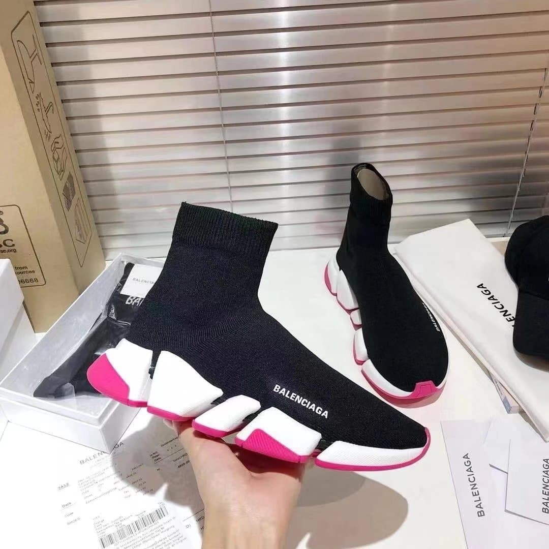 Balenciaga Speed Trainer Black Red — 21