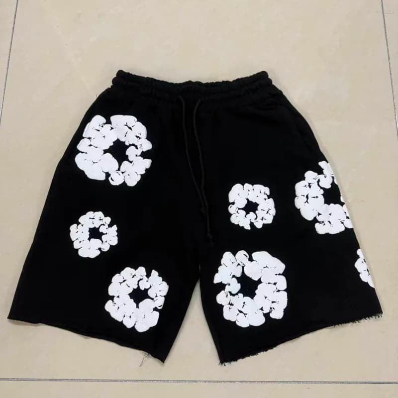 Balenciaga Floral Print Shorts Abstract Floral