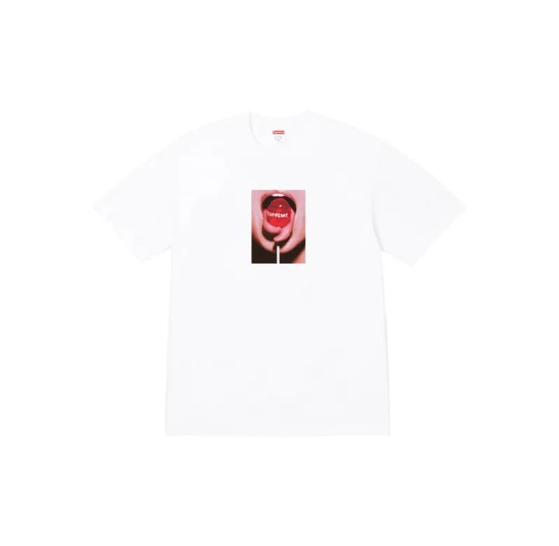 Supreme Box Logo Tee Patchwork Logo — 87 white