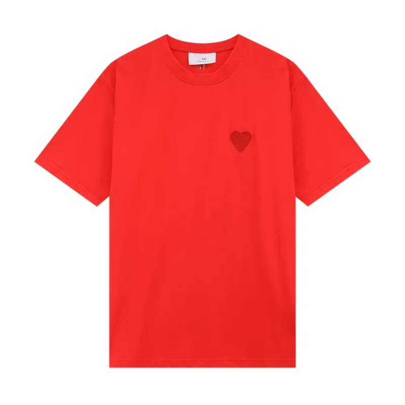 JW Anderson Polo Shirt Heart Logo — 红色【121大爱心毛绣款】
