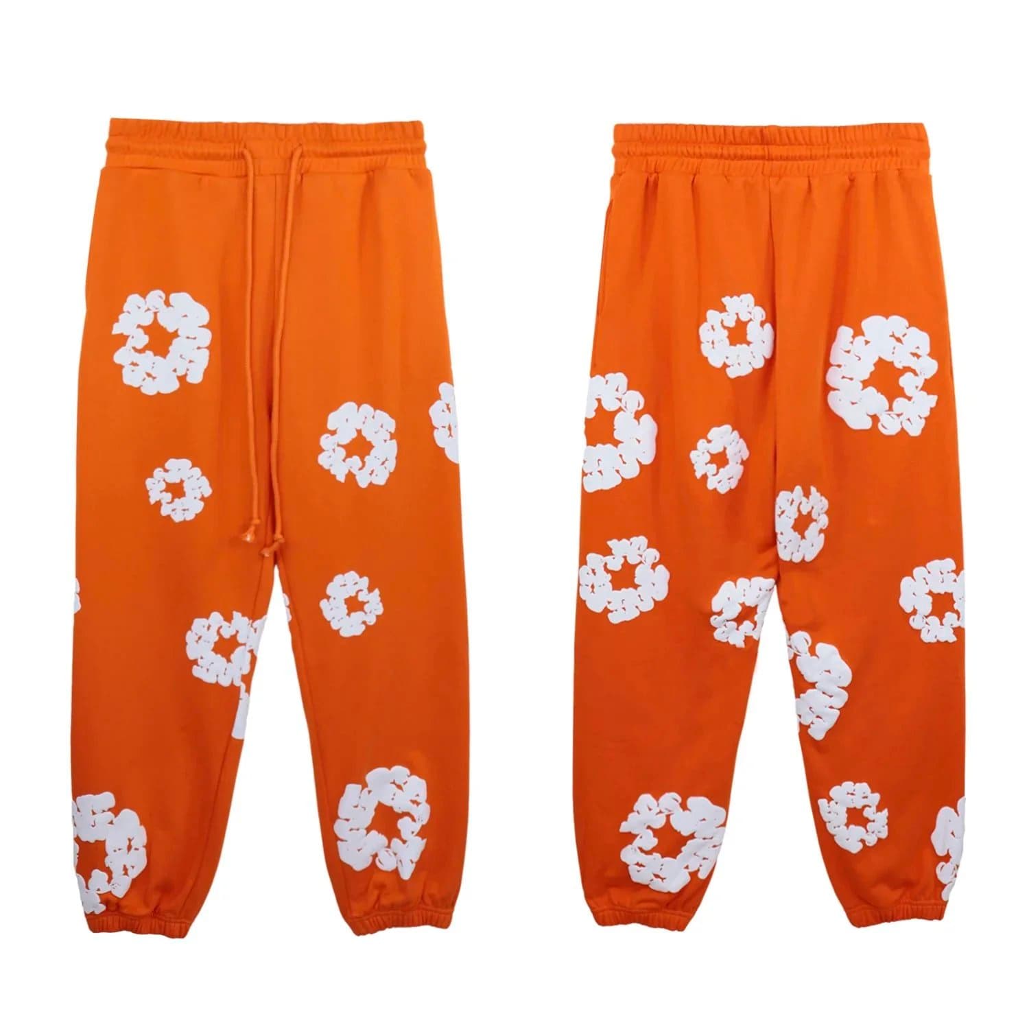 Gallery Dept. Hooded Sweatshirt Floral Print — 橙色裤子
