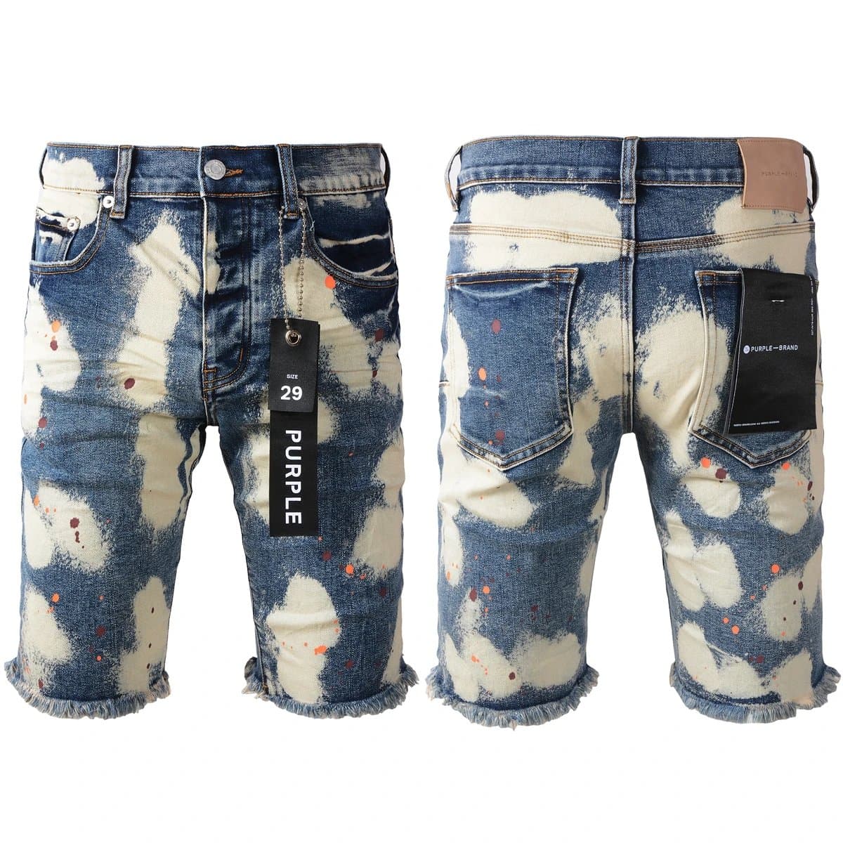Levi's Distressed Denim Shorts Paint Splatter — PB106
