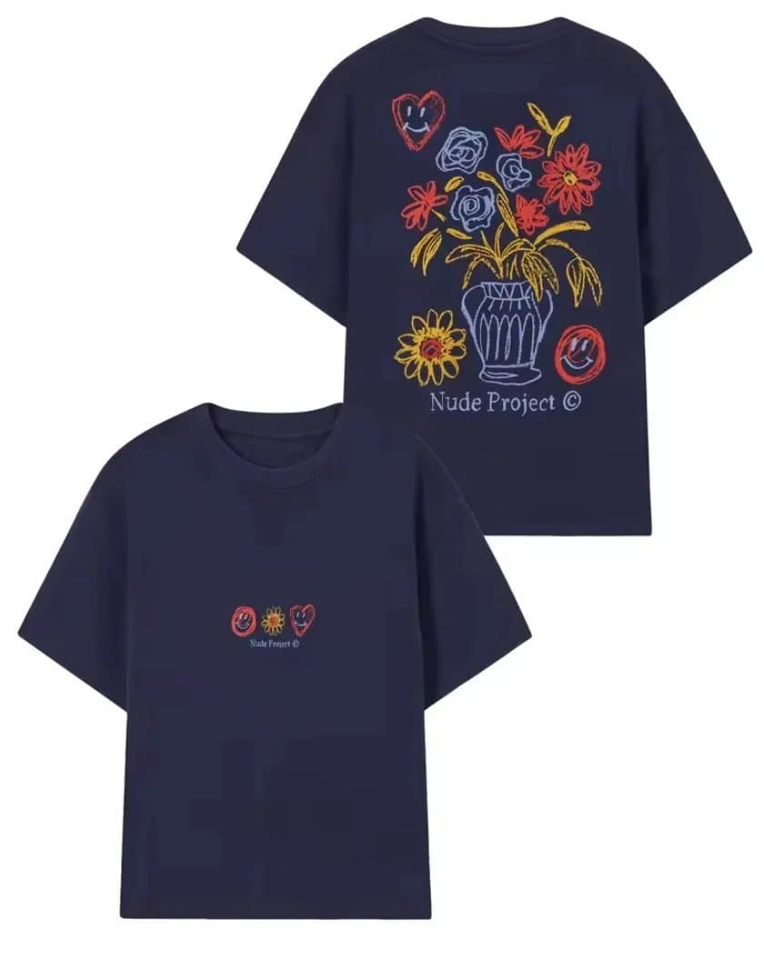 Broken Planet Graphic Tee Swan Print — B