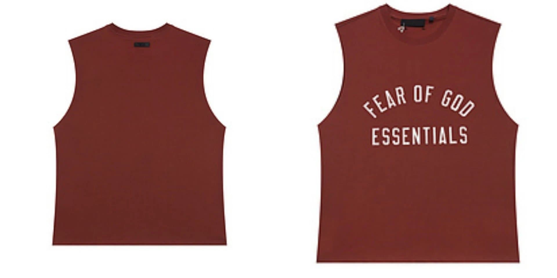Sleeveless Top Fear of God Essentials Logo