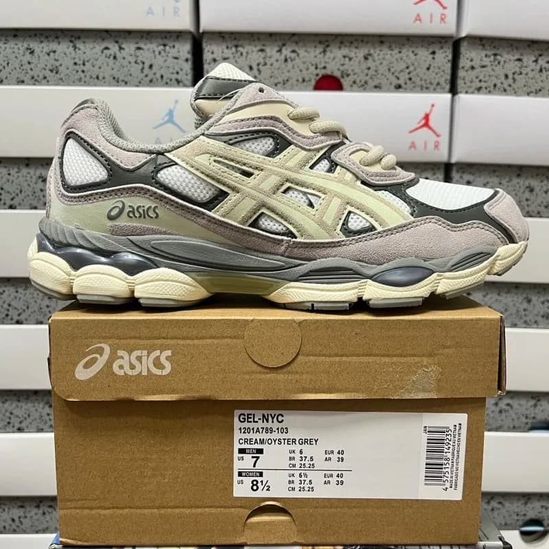 Asics GEL-NYC Cream/Oyster Grey
