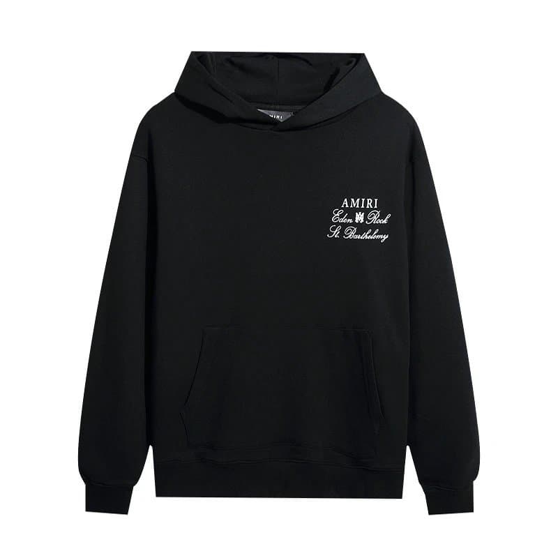 Hoodie Amiri Script Logo — 9001黑色