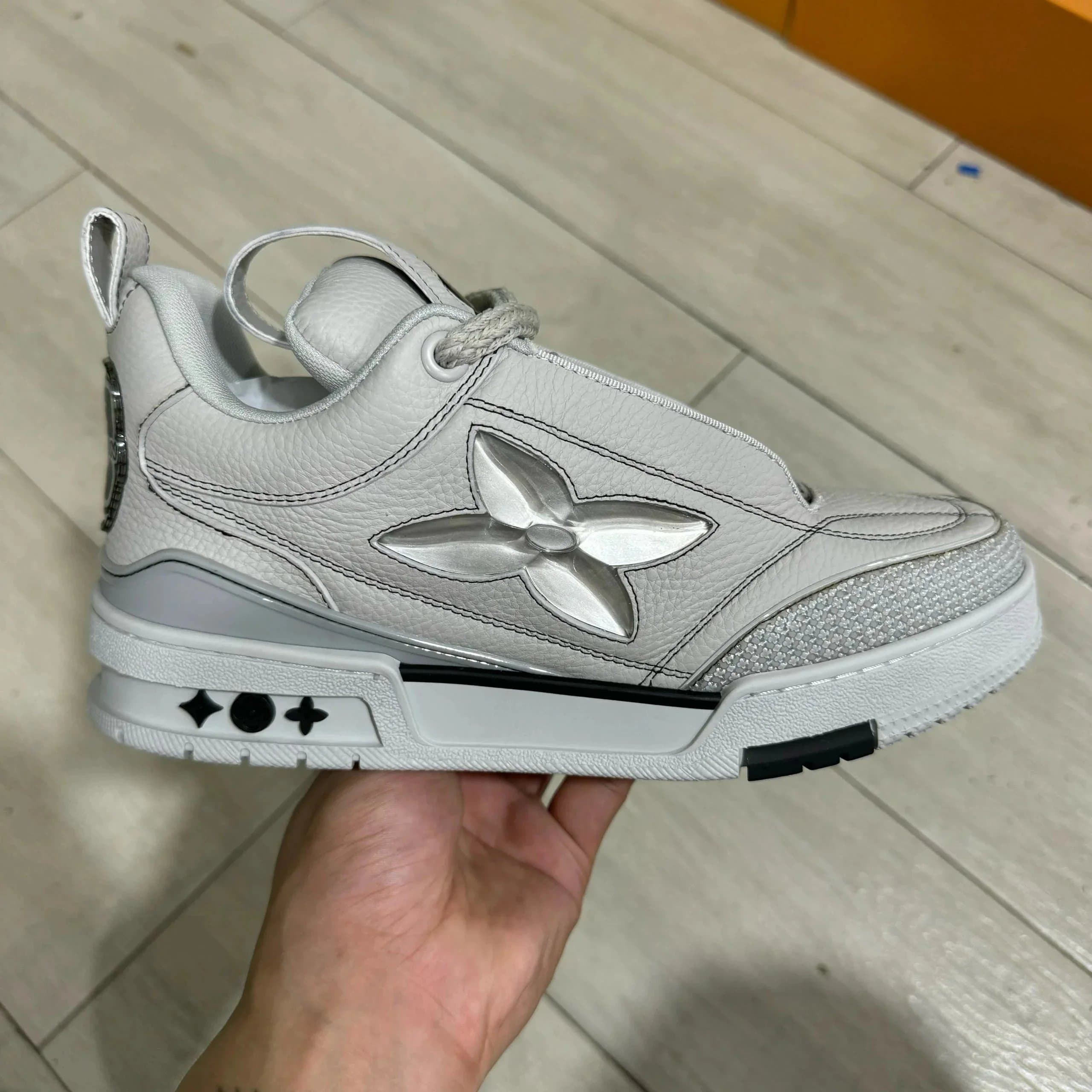 Louis Vuitton LV Trainer Monogram Flower — LV溜冰鞋灰色皮面