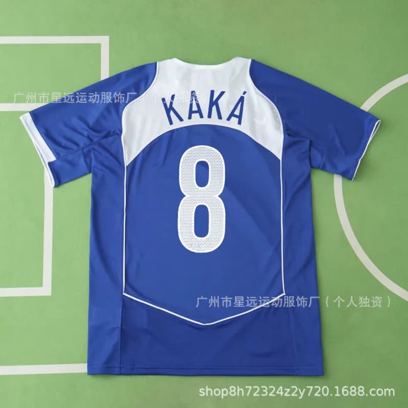 Nike Brazil National Team Jersey Home Kit — 04巴西客场短袖8号
