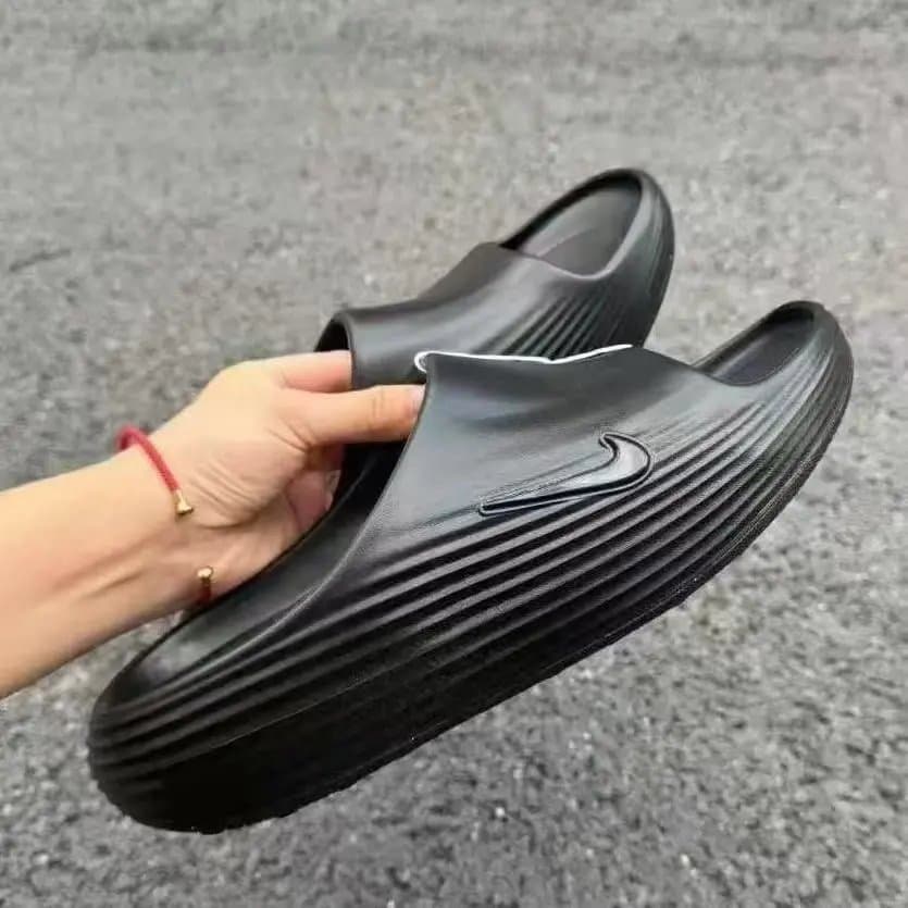 Adidas Slide Gradient — NK一字R8黑色（正确版带标）