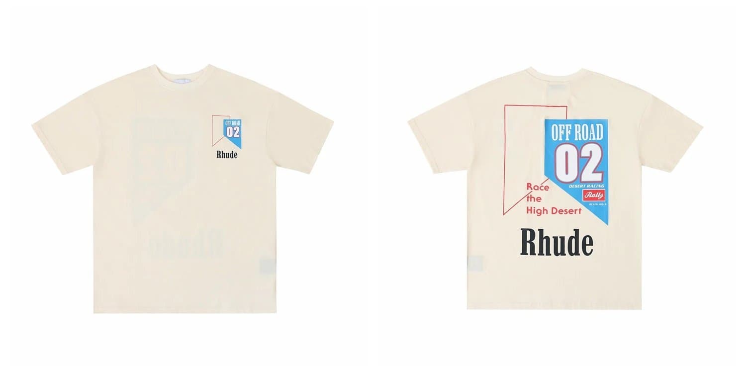Graphic Tee Banque de Rhude — RH239杏
