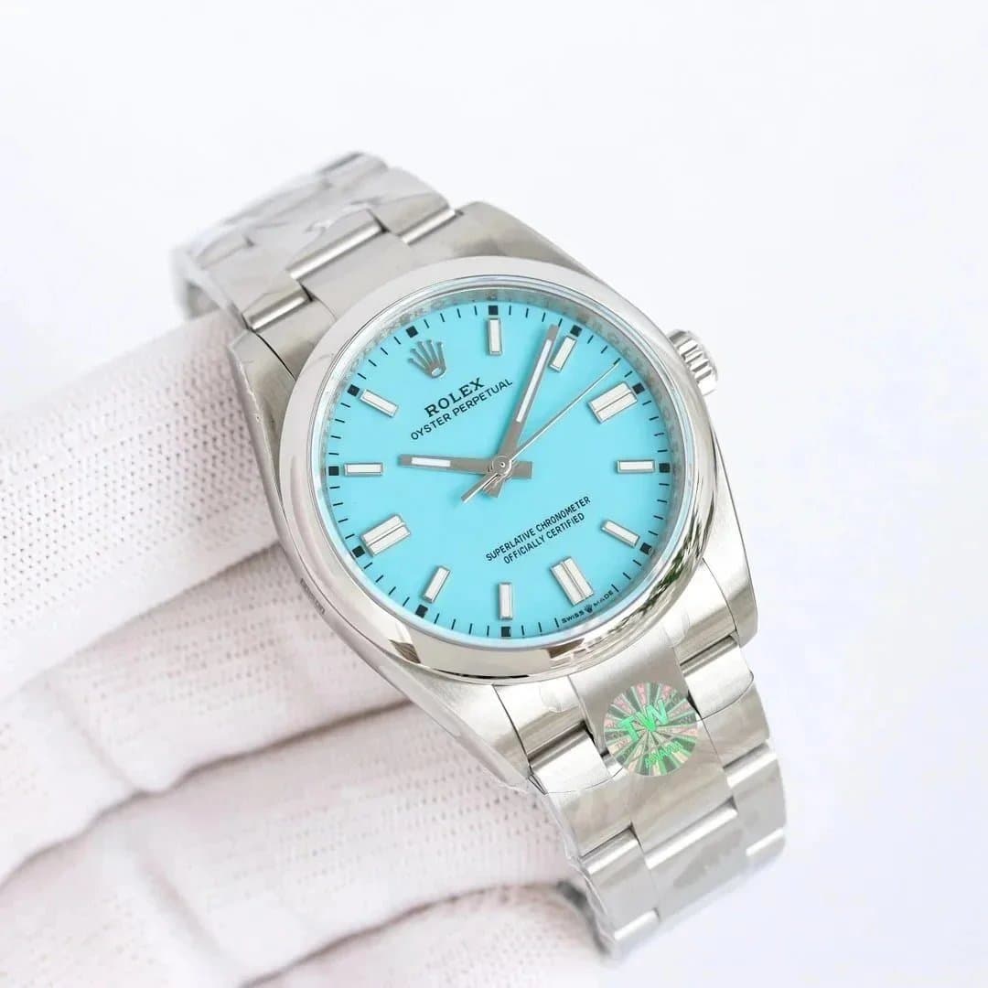 Rolex Oyster Perpetual Tiffany Blue Dial