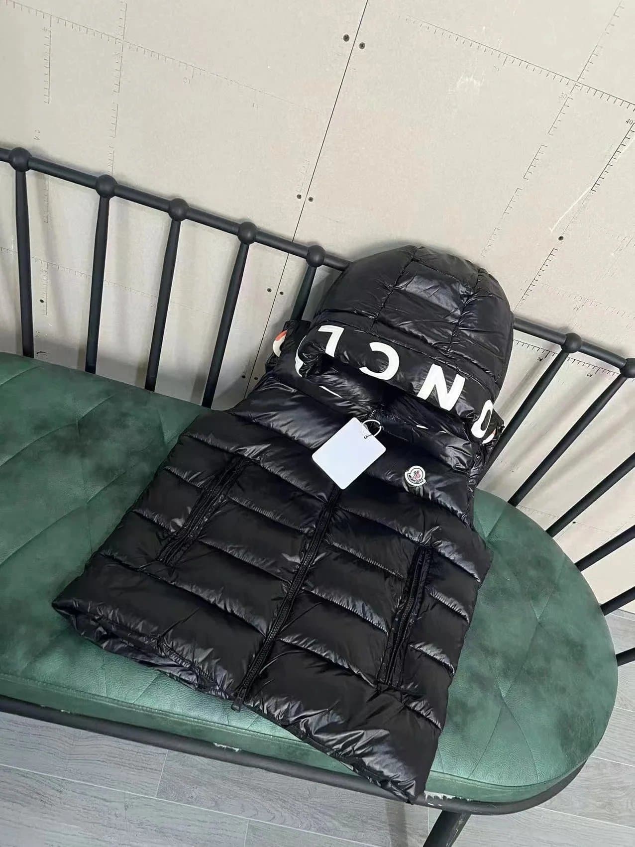 Moncler Down Vest Logo Hood