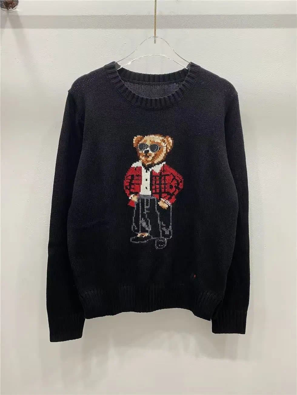 Polo Ralph Lauren Polo Bear Sweater Pink Bear Embroidery — 9