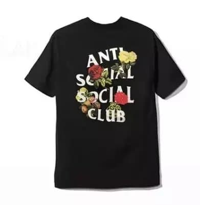 Anti Social Social Club Graphic Tee Floral Logo