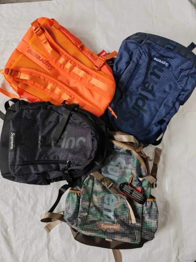 Supreme Backpack Logo Print — 下单请备注颜色，没有颜色随机发货，不接受无理由退货 · 07