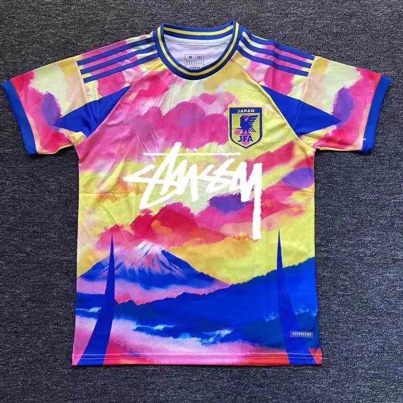 Adidas × Stüssy Japan National Team Jersey Stussy x JFA Tie-Dye