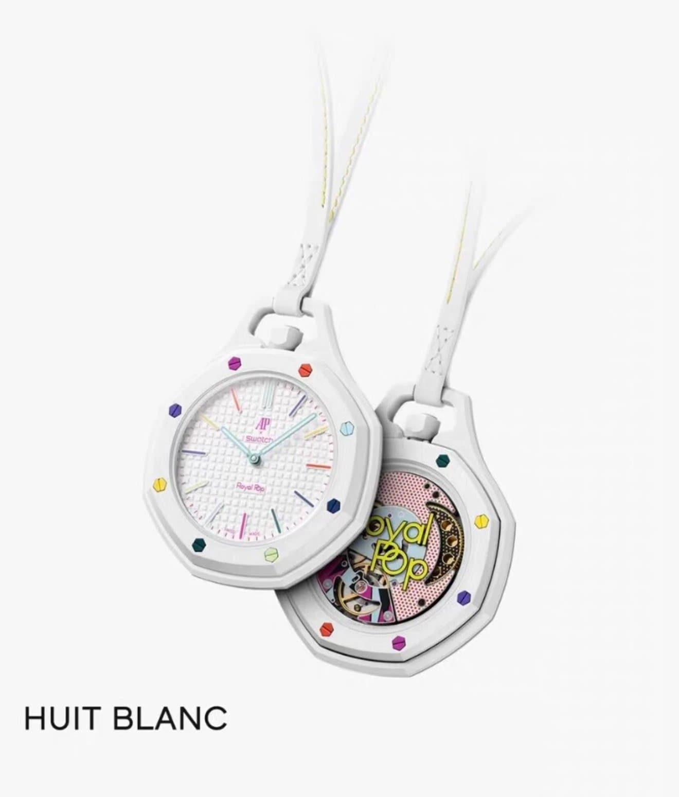 Audemars Piguet × Swatch Royal Oak Huit Blanc
