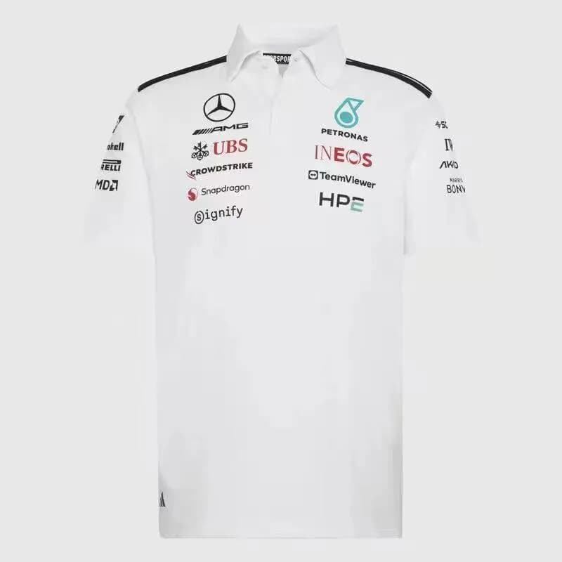 Tudor Polo Shirt Racing Sponsor Edition — 新款2026 new Mercedes  宾士白