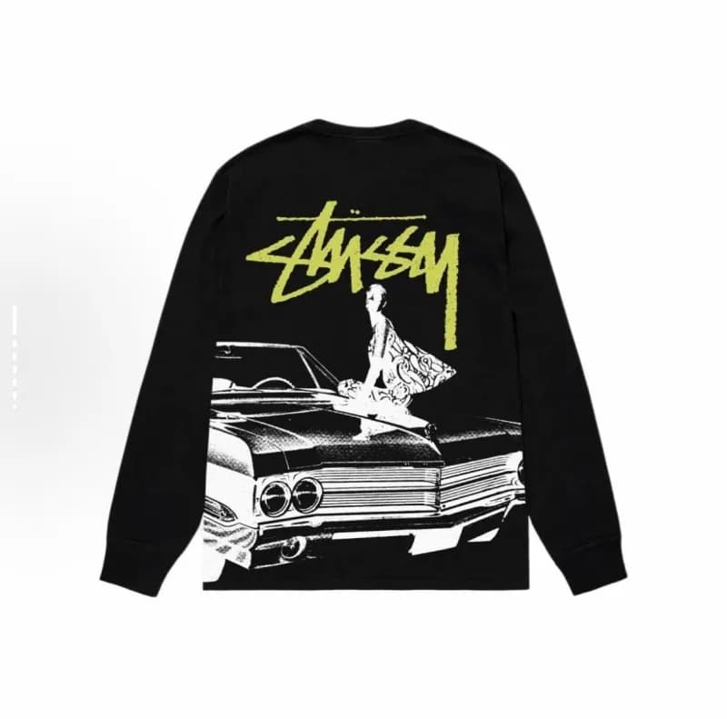 Stüssy Long Sleeve Tee Classic Car Graphic