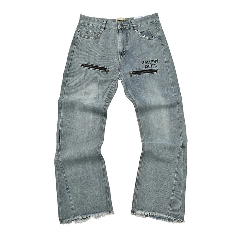 Gallery Dept. Zipper Pocket Jeans Gallery Dept Logo
