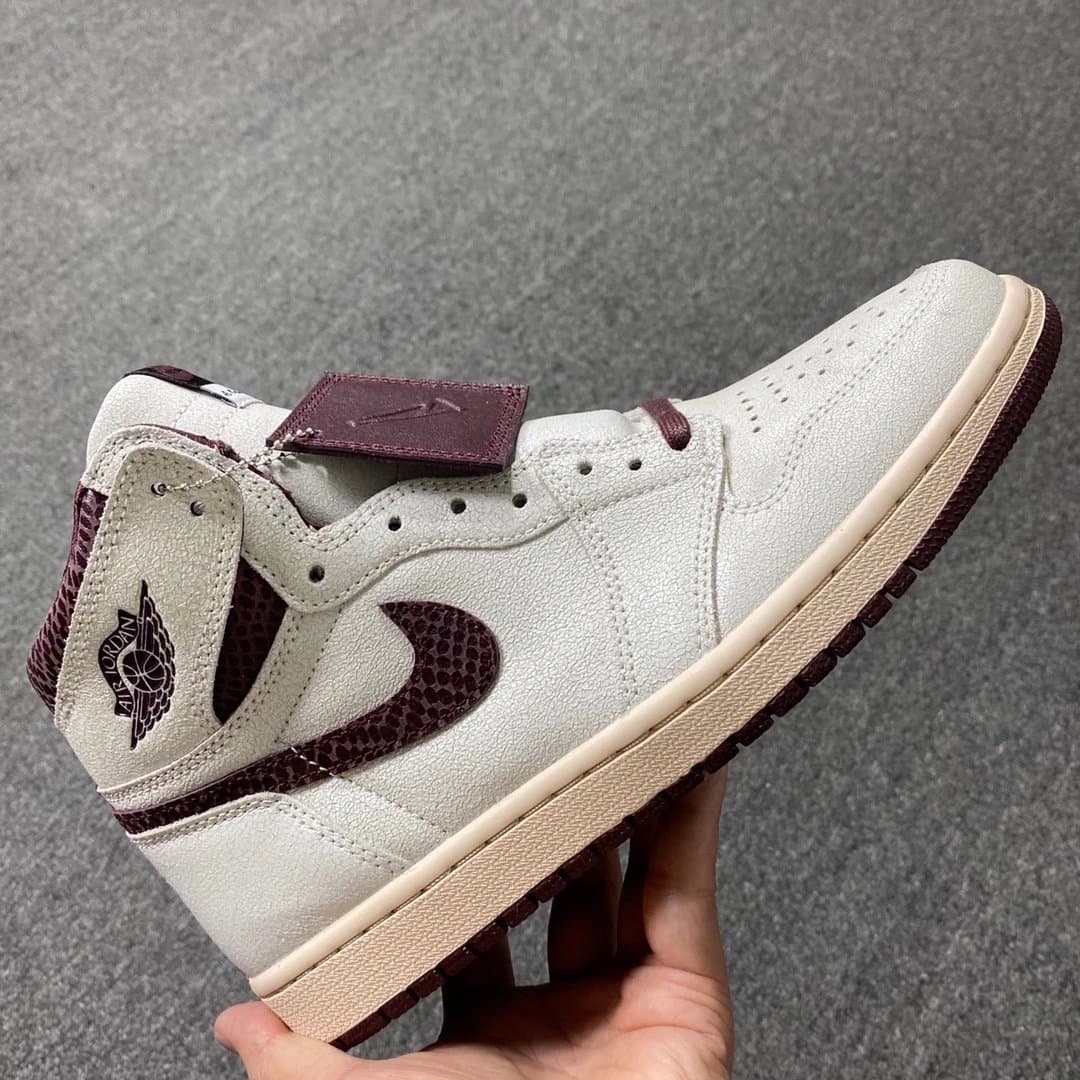 Air Jordan 1 High Burgundy Snake