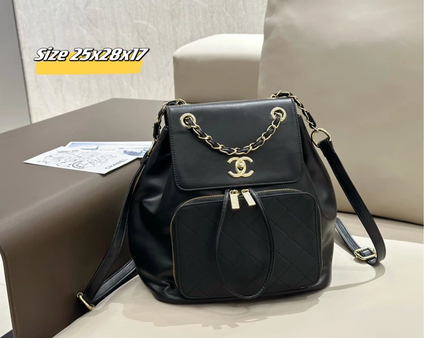 Chanel Classic Flap Mini Quilted Bow — 22