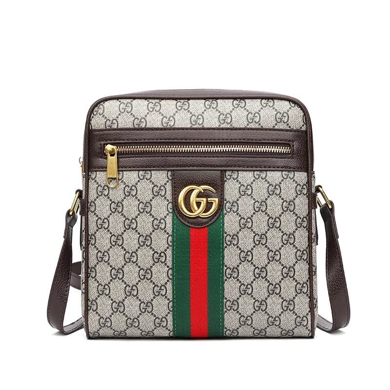 Gucci Horsebit 1955 Mini Shoulder Bag GG Supreme Canvas with Web Stripe