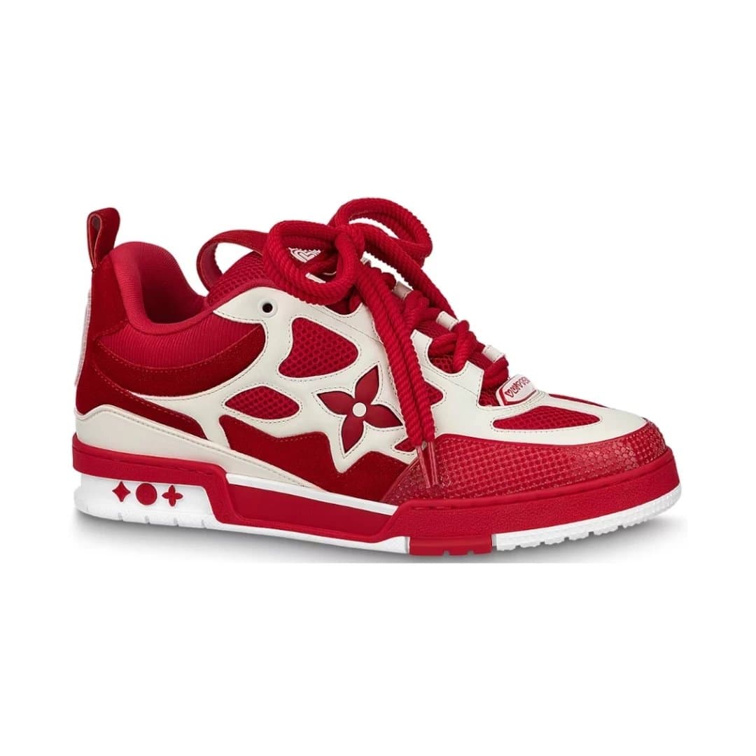 Louis Vuitton LV Trainer Monogram Mesh — Red White