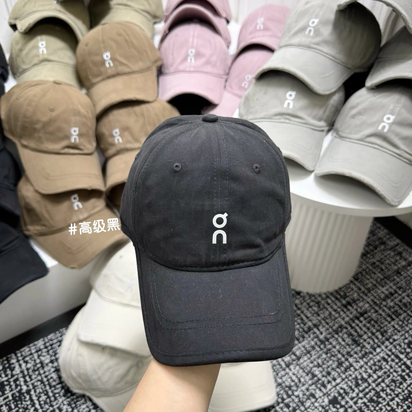 Rhude Distressed Cap R9 Logo Patch — 37