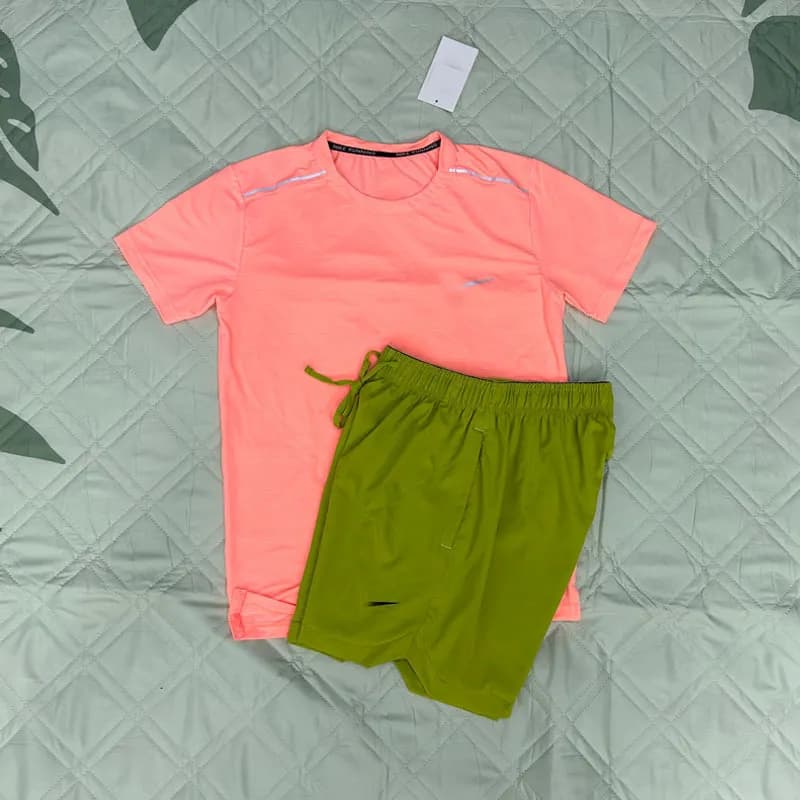 Nike Performance Set Coral and Olive