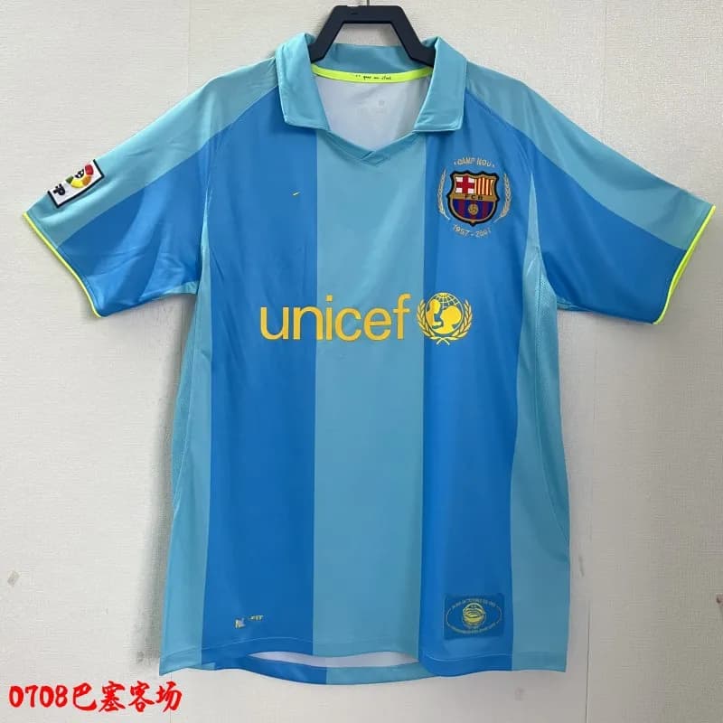 Santos FC Jersey Banco BMG Sponsor — 0708巴塞客场