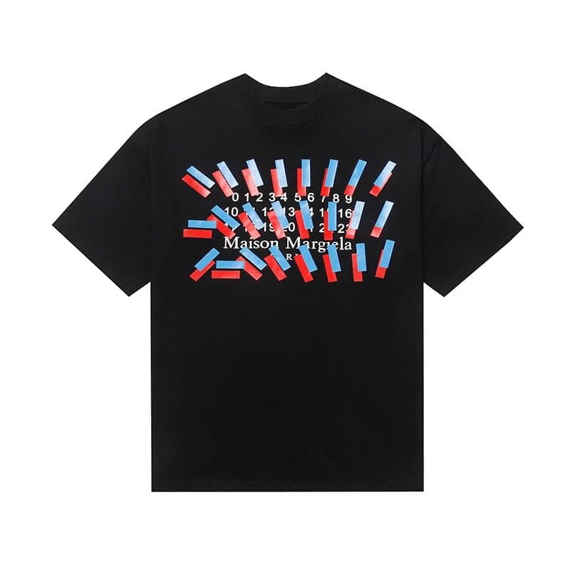 Maison Margiela Numbered Logo Tee Numeric Print — 58黑 T恤M6