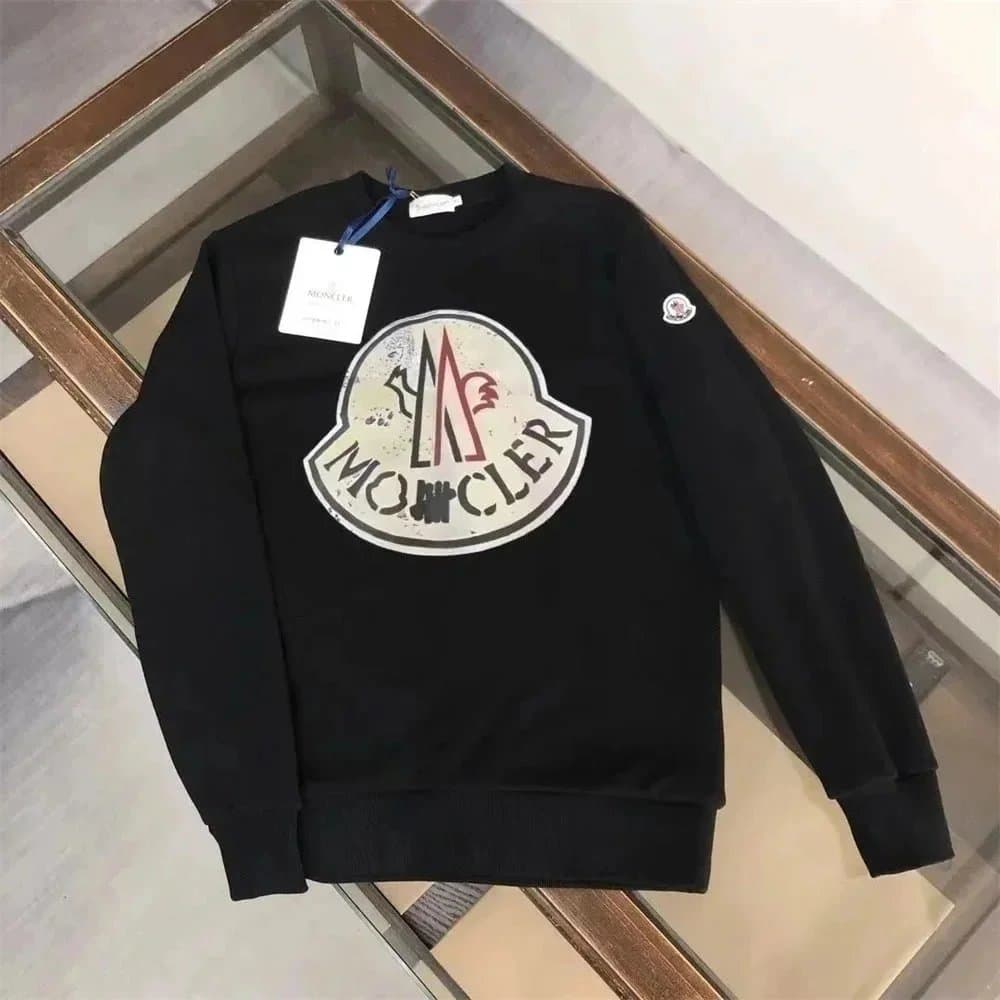 Moncler Crewneck Sweatshirt Logo Patch