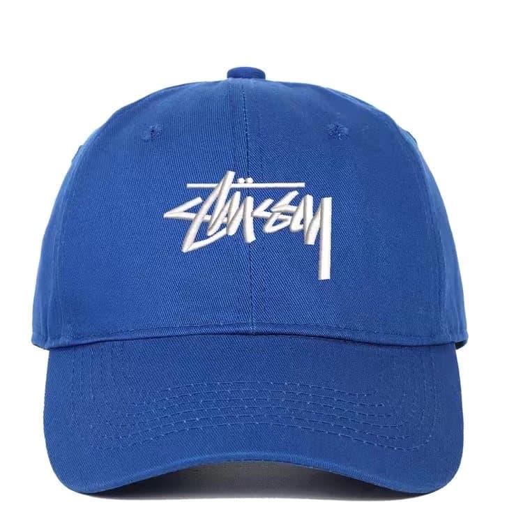 Stüssy Classic Logo Cap Black Script — 精品-宝蓝
